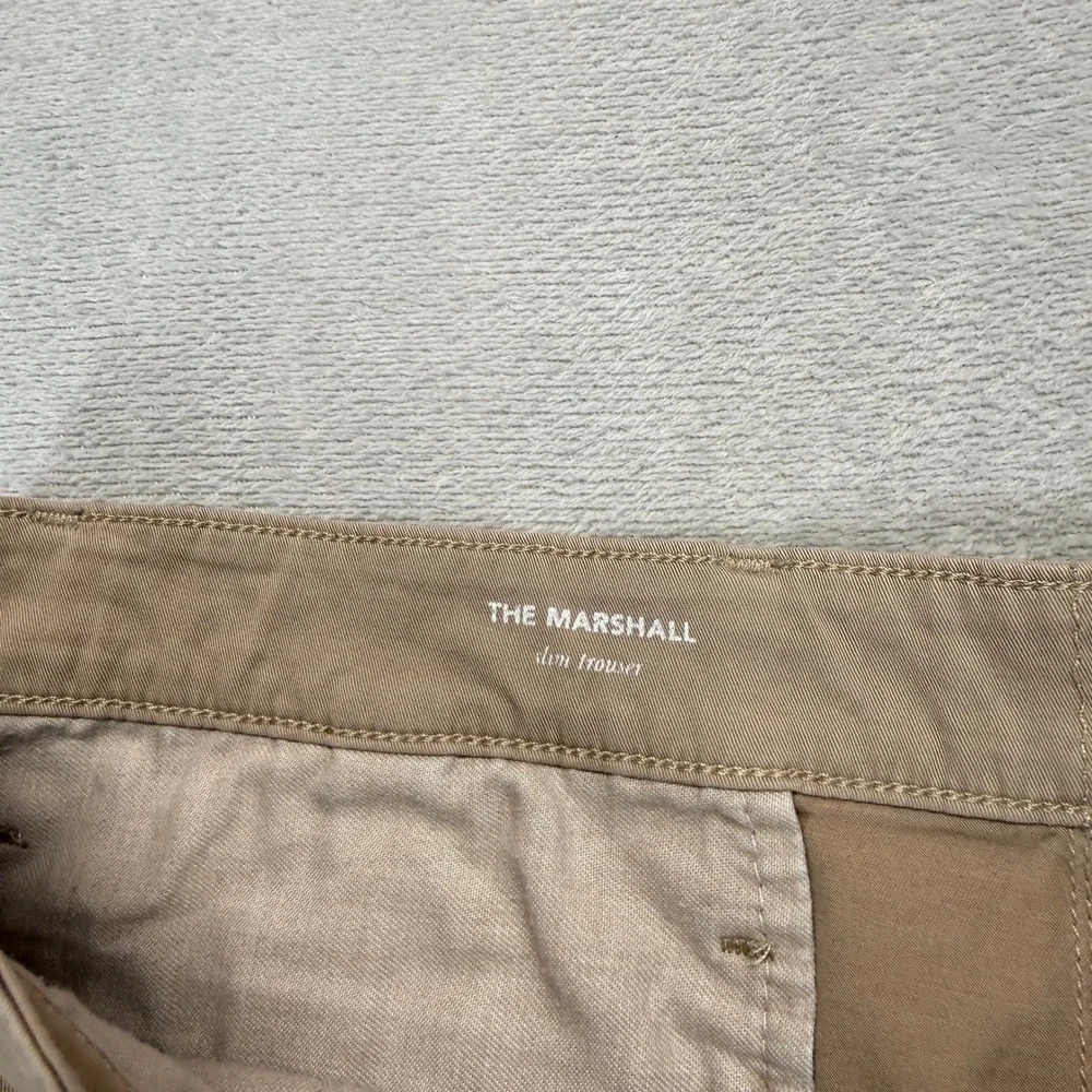 AG Adriano Goldschmied Pants Mens 36R 36x34 Tan‎ Slim Trouser The Marshall Chino